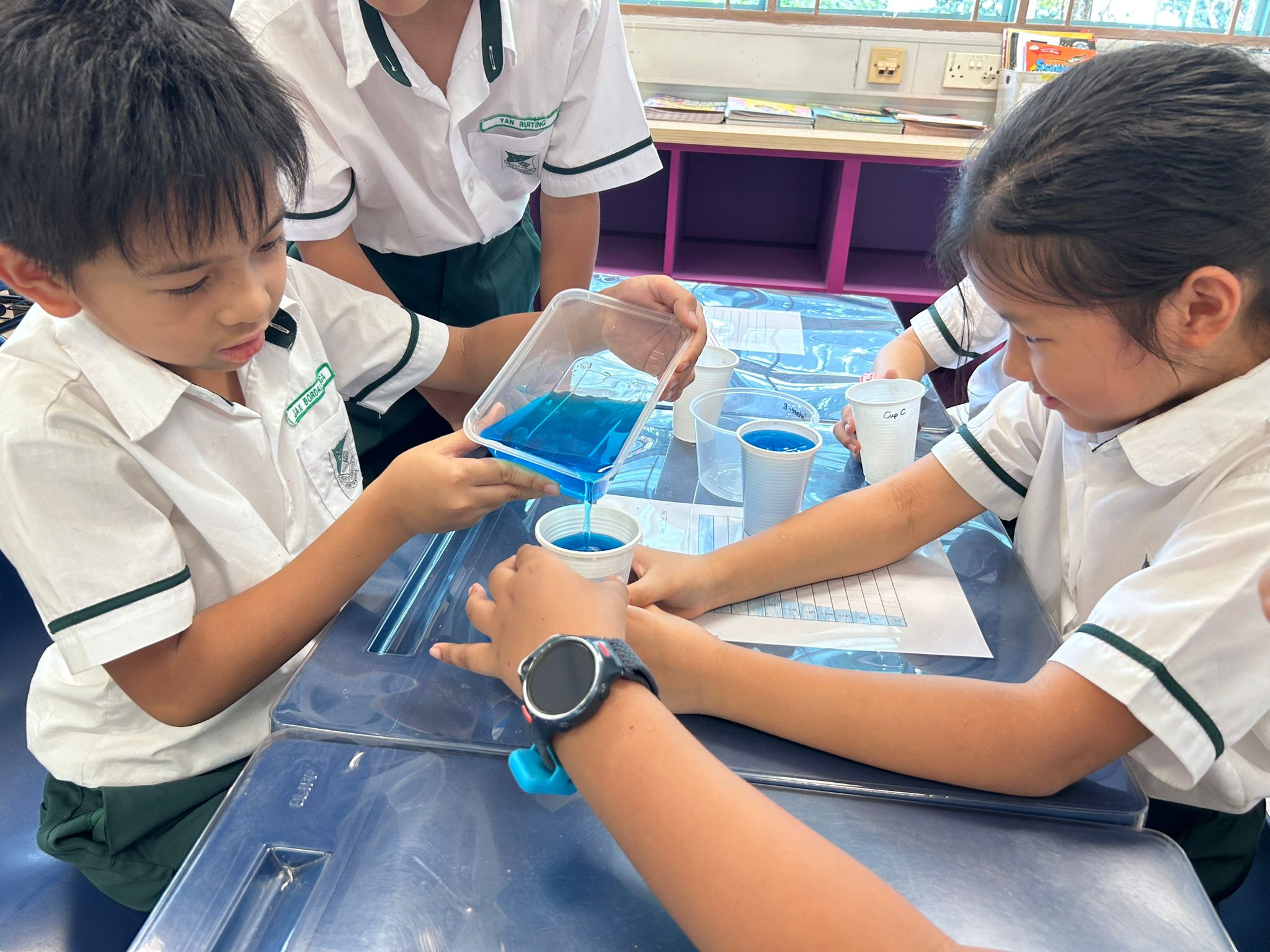 Students engaged in inquiry-based learning